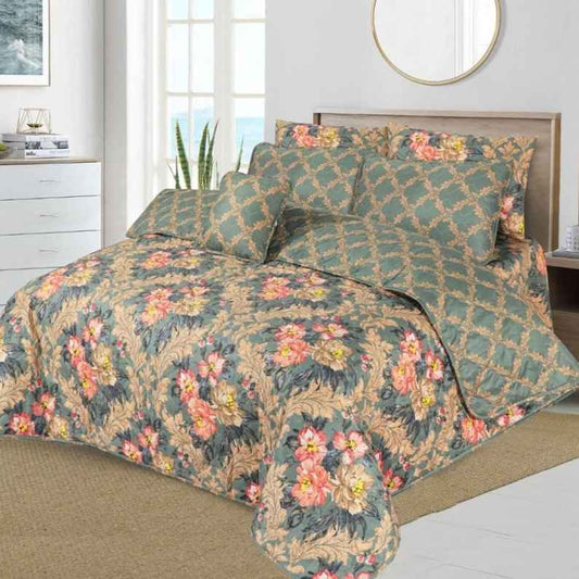Premium Summer King Size Comforter Set - 7-Piece