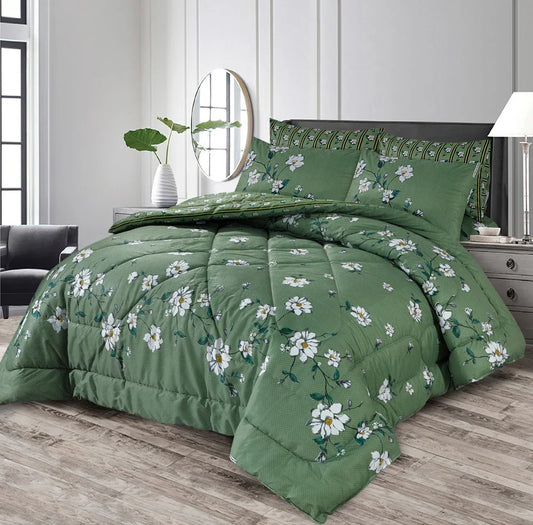 7 pc Winter Razai Set (Heavy Filling)