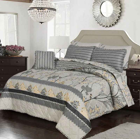 Premium Summer King Size Comforter Set - 7-Piece