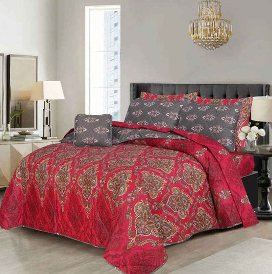 Premium Summer King Size Comforter Set - 7-Piece