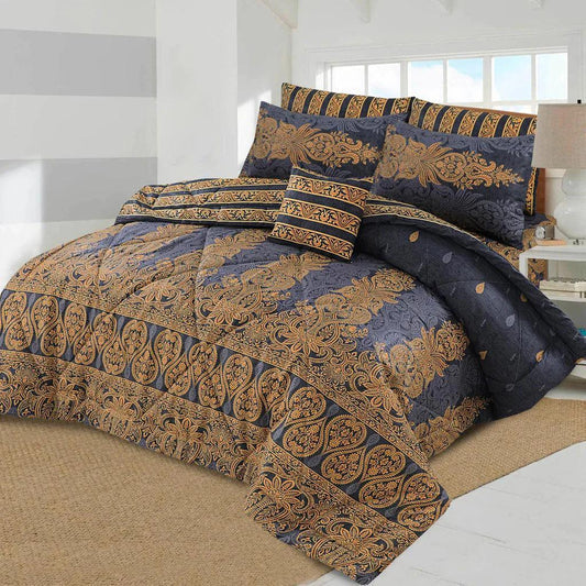 Premium Summer King Size Comforter Set - 7-Piece